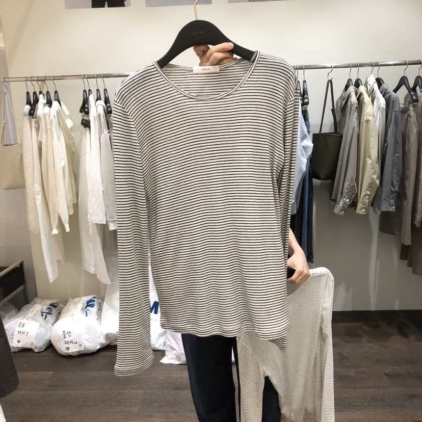 OURIN/THIS IS東大門代購女裝新款熱賣26春季休閑長袖T恤OURIN/THIS IS長袖T恤圖色2