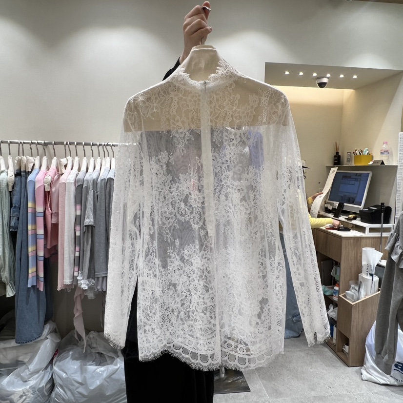 BY FLOW韓國代購女士新品時尚人氣26春季推薦襯衫蕾絲衫BY FLOW襯衫/蕾絲衫