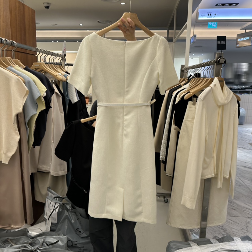 MER東大門實拍女裝新款職業時尚休閑推薦26春季連衣裙含腰帶MER/ANGELO BIANCO連衣裙