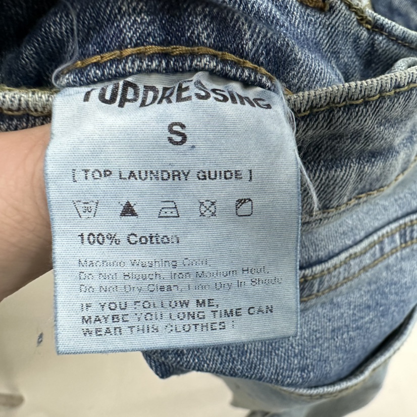 TOPDRESSING韓國直郵女裝新款熱賣人氣推薦時尚休閑牛仔褲TOPDRESSING牛仔褲
