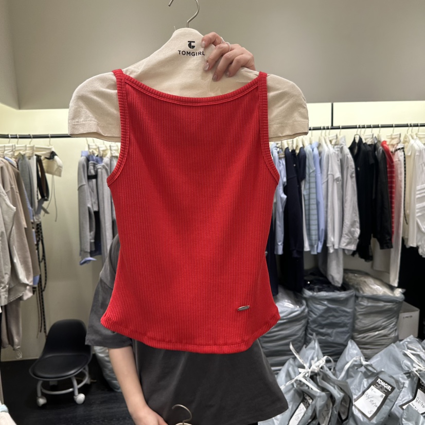 TOMGIRL東大門實拍女士新品職業休閑熱賣推薦時尚吊帶背心TOMGIRL吊帶/背心圖色4