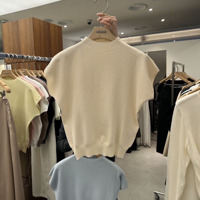 MER韓國代購女士新品人氣熱賣推薦26春季休閑職業針織衫高領MER/ANGELO BIANCO針織衫圖色1