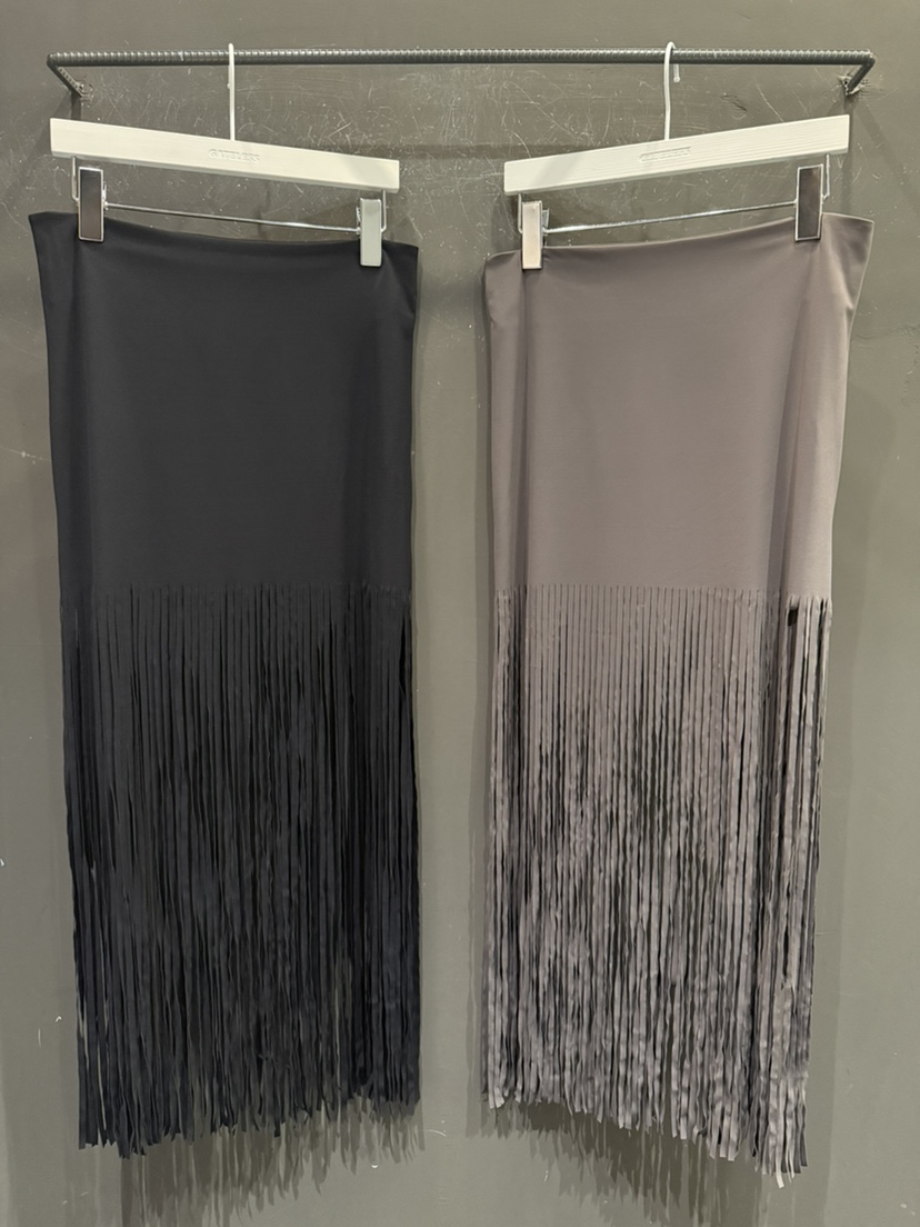 GATELESS韓國代購女裝新款熱賣休閑職業時尚26春季長裙流蘇GATELESS長裙