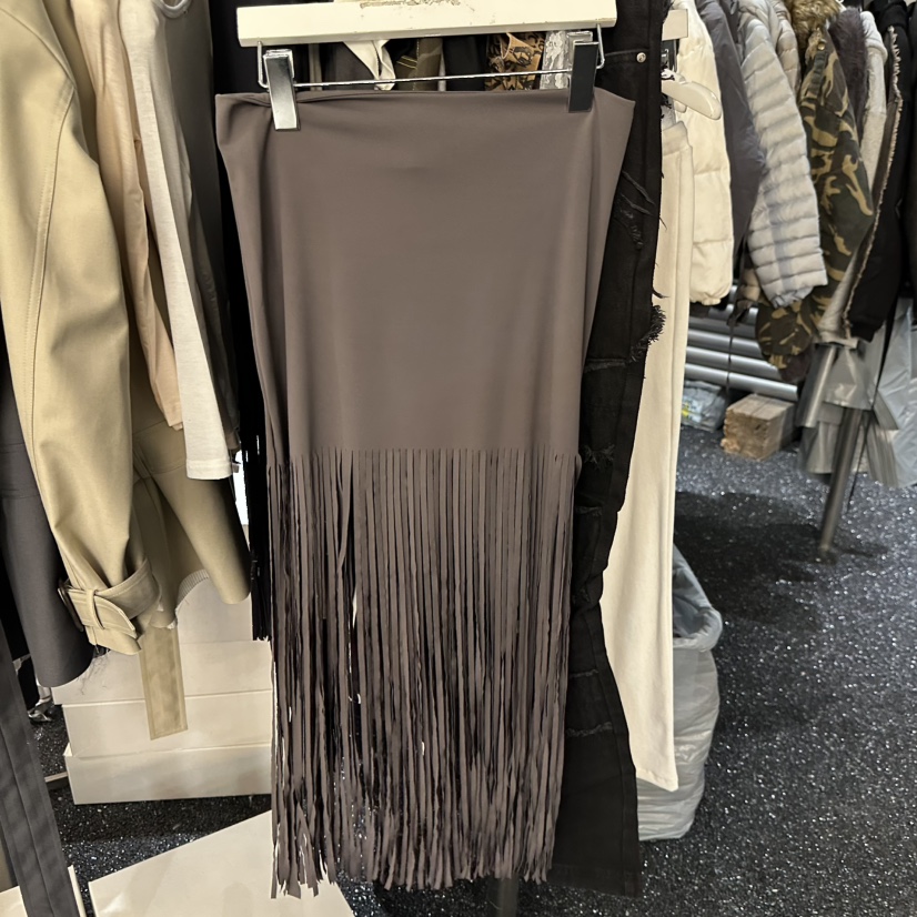 GATELESS韓國代購女裝新款熱賣休閑職業時尚26春季長裙流蘇GATELESS長裙