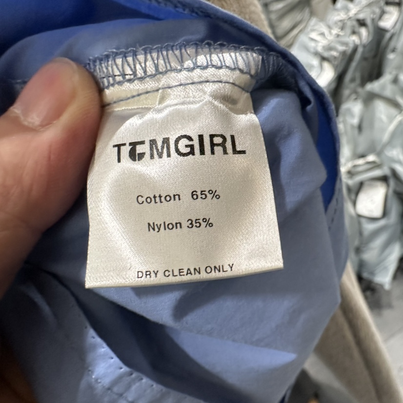 TOMGIRL韓國直郵女裝新款熱賣時尚職業襯衫蕾絲衫格紋開衫TOMGIRL襯衫/蕾絲衫