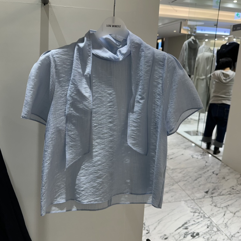 LOW MOMENT東大門直郵女士新品推薦人氣熱賣26春季襯衫蕾絲衫LOW MOMENT襯衫/蕾絲衫圖色1