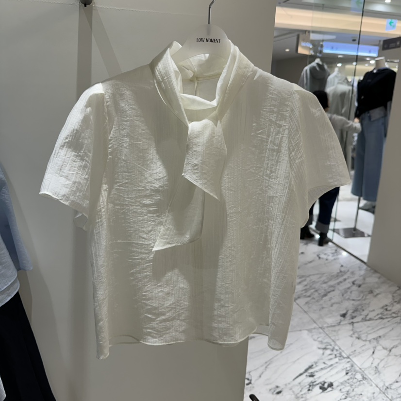LOW MOMENT東大門直郵女士新品推薦人氣熱賣26春季襯衫蕾絲衫LOW MOMENT襯衫/蕾絲衫圖色2