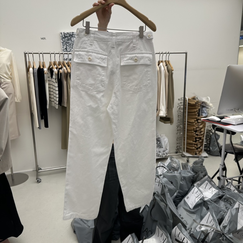 MER東大門代購女裝新品26春季時尚熱賣休閑推薦職業休閑褲MER/ANGELO BIANCO休閑褲