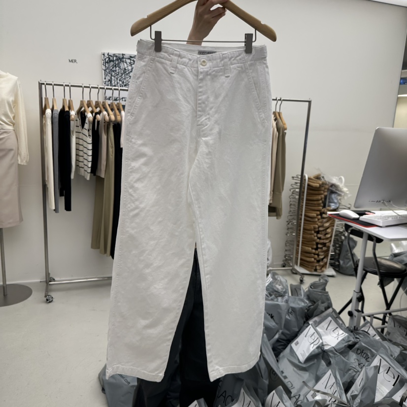 MER東大門代購女裝新品26春季時尚熱賣休閑推薦職業休閑褲MER/ANGELO BIANCO休閑褲圖色2