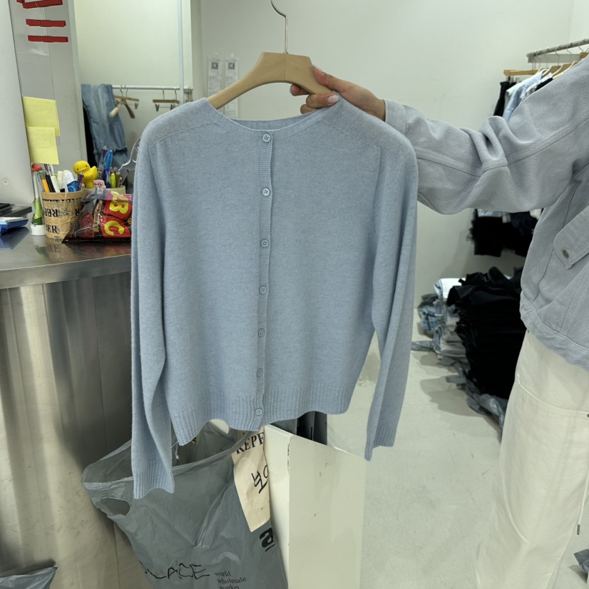 REPELLER東大門代購女士新款時尚推薦26春季針織衫柔軟開衫REPELLER針織衫圖色2