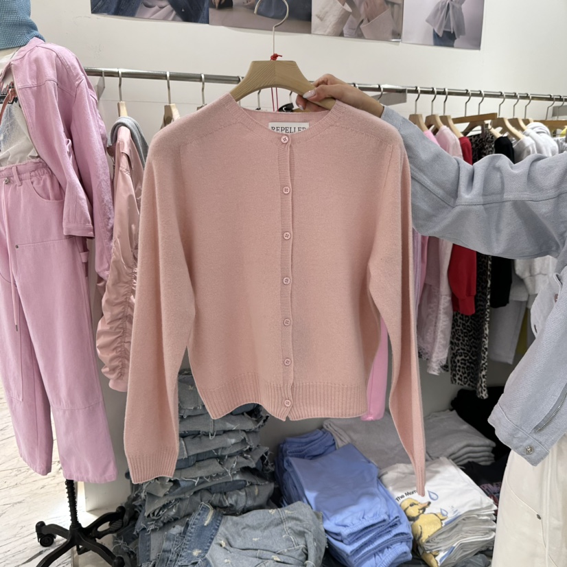 REPELLER東大門代購女士新款時尚推薦26春季針織衫柔軟開衫REPELLER針織衫圖色4