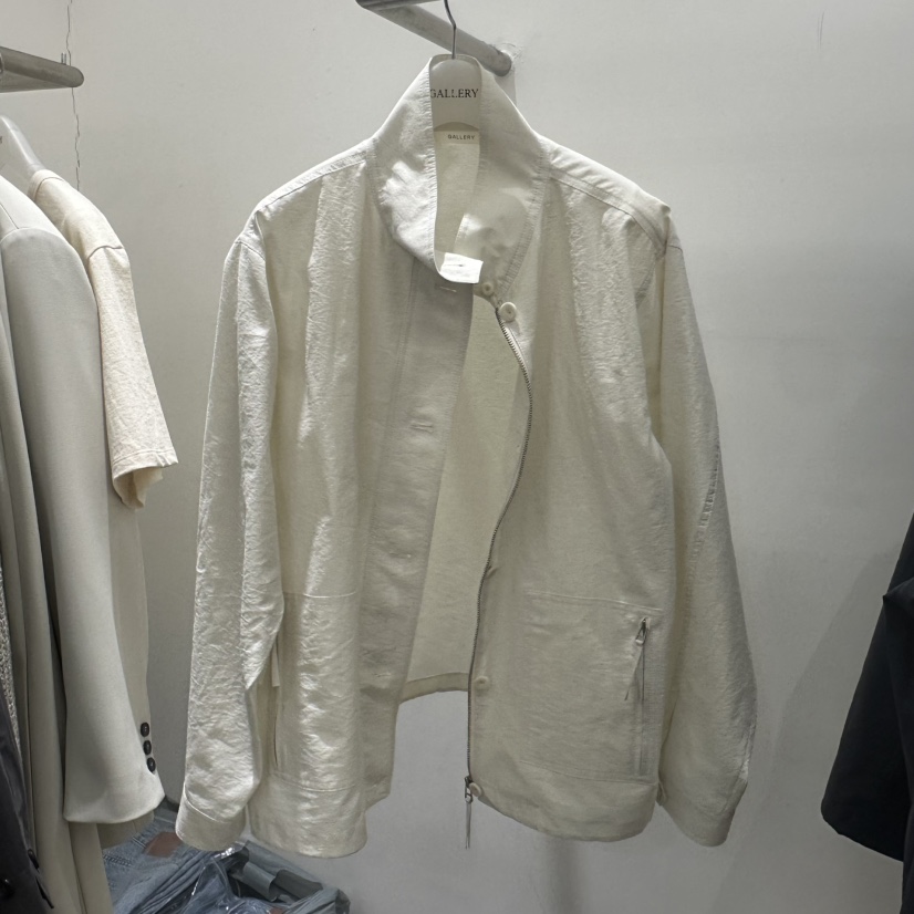 GALLERY-P韓國直郵女士新款人氣26春季時尚休閑職業夾克GALLERY-P夾克圖色3白色
