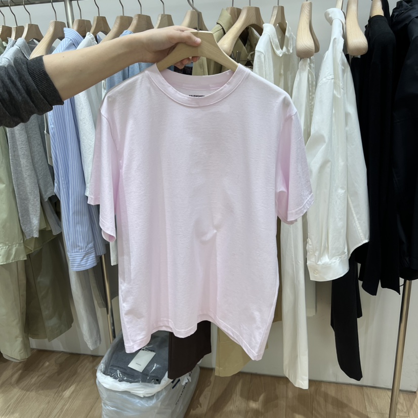 HAUS-A韓國直郵女裝新品時尚推薦26春季休閑熱賣職業T恤HAUSWOMENT恤圖色1