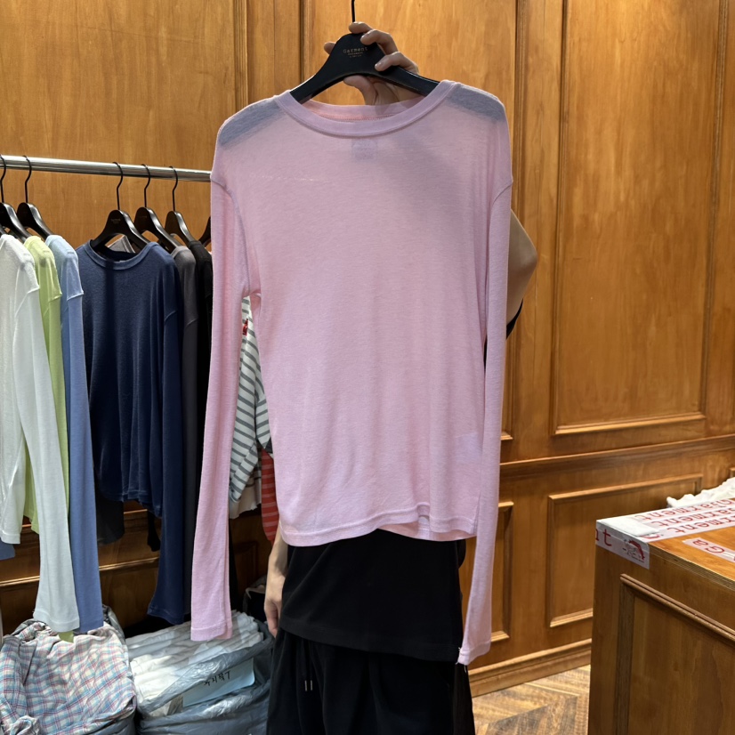 GARMENT-P東大門代購女士新款休閑職業熱賣人氣26春季長袖T恤GARMENT長袖T恤圖色4