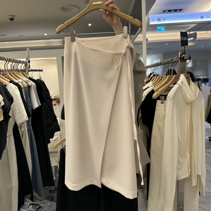 MER韓國直郵女裝新款推薦人氣休閑26春季熱賣時尚職業長裙MER/ANGELO BIANCO長裙圖色1