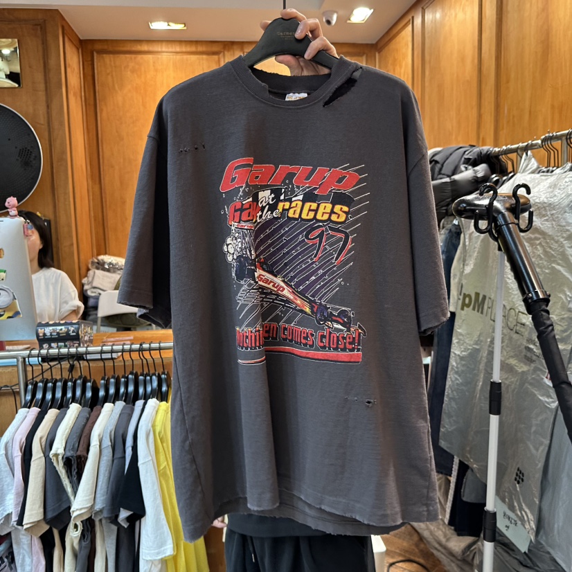 GARMENT-P東大門實拍女裝新款推薦時尚休閑人氣熱賣T恤系帶GARMENTT恤圖色1