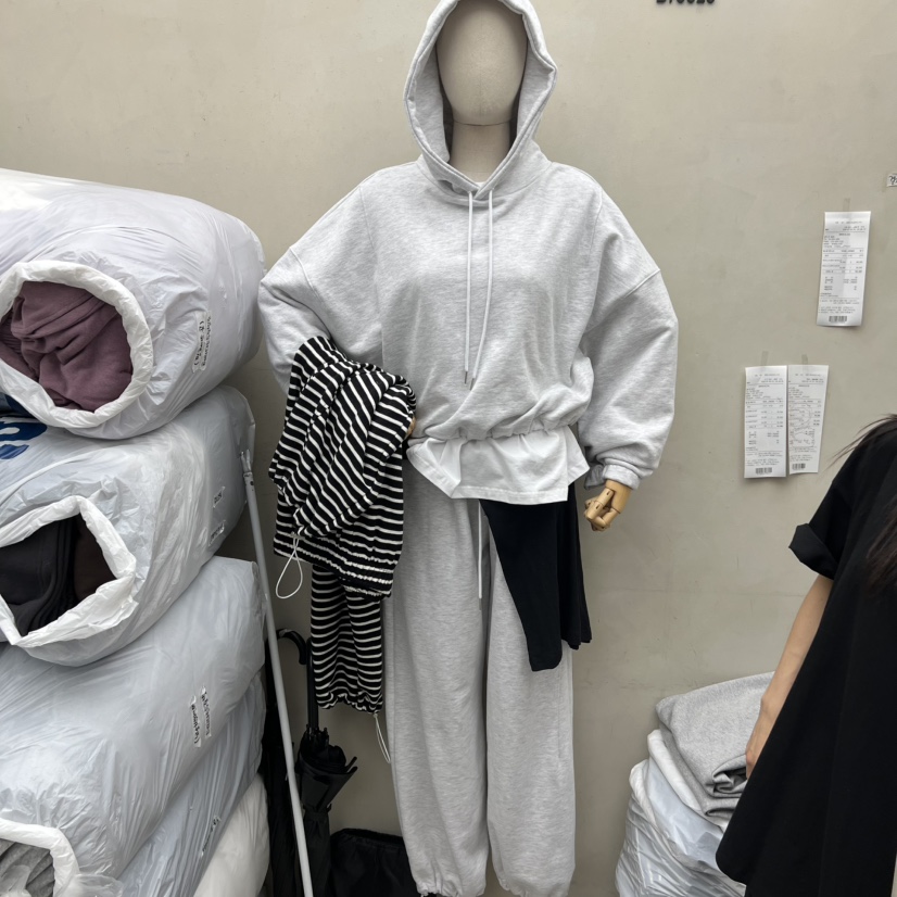 BREEZE韓國直郵女裝新款推薦職業休閑時尚26春季休閑褲褶裥BREEZE休閑褲