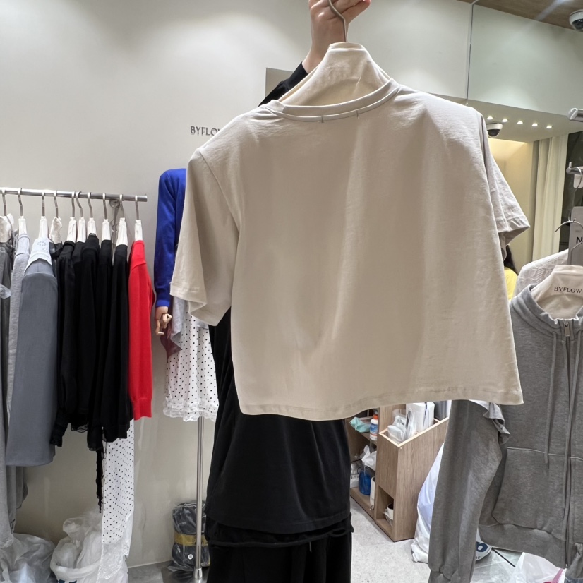 BY FLOW東大門實拍女士新款推薦人氣時尚職業熱賣休閑T恤BY FLOWT恤
