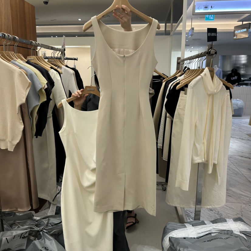 MER東大門代購女士新款熱賣人氣休閑時尚職業推薦26春季連衣裙MER/ANGELO BIANCO連衣裙