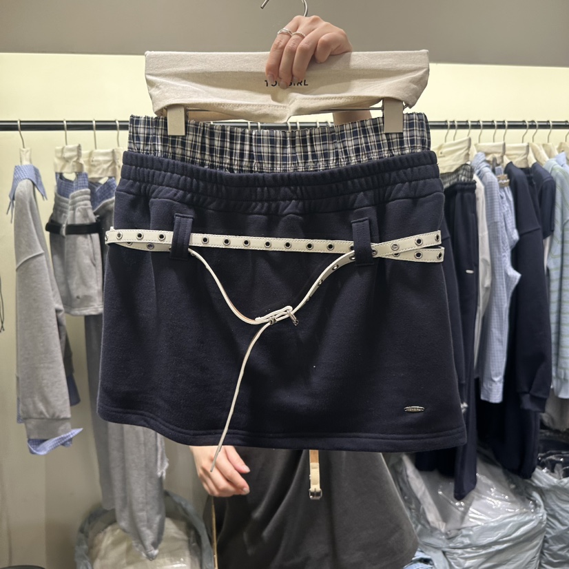 TOMGIRL韓國直郵女裝新品26春季推薦職業熱賣裙褲不含腰帶TOMGIRL裙褲圖色1