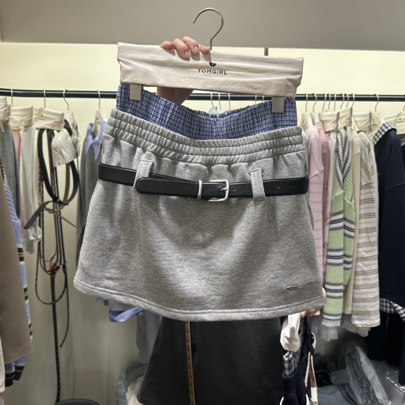 TOMGIRL韓國直郵女裝新品26春季推薦職業熱賣裙褲不含腰帶TOMGIRL裙褲圖色2
