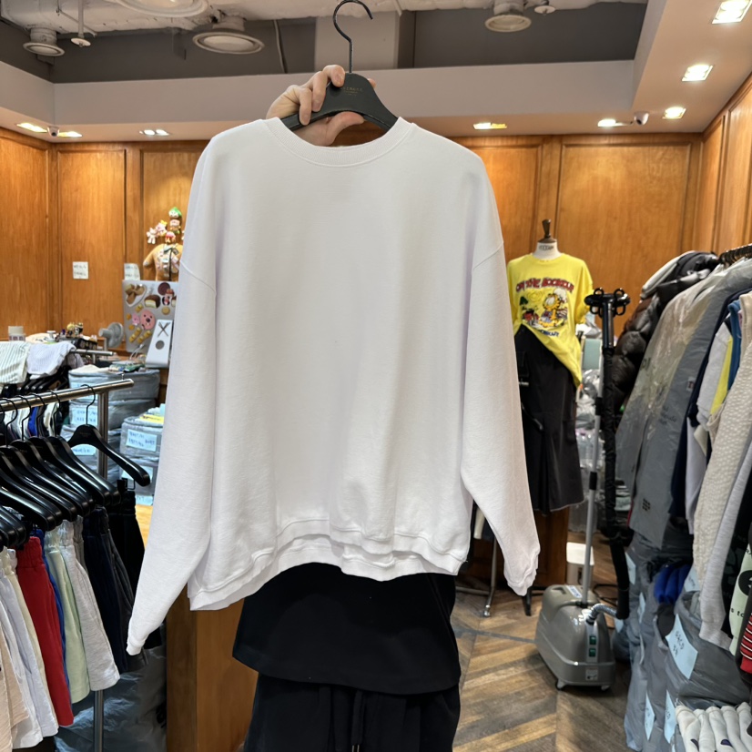 GARMENT-P東大門實拍女士新款26春季推薦休閑人氣時尚衛衣GARMENT衛衣圖色12白色