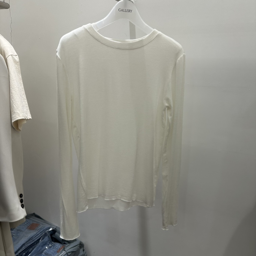 GALLERY-P韓國代購女裝新款熱賣26春季休閑職業推薦長袖T恤GALLERY-P長袖T恤圖色1白色