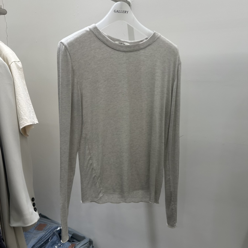 GALLERY-P韓國代購女裝新款熱賣26春季休閑職業推薦長袖T恤GALLERY-P長袖T恤圖色2燕麥色