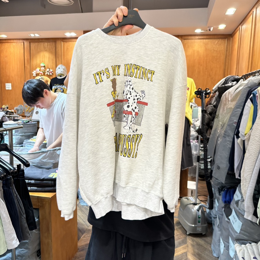 GARMENT-P東大門直郵女士新品26春季休閑時尚熱賣職業衛衣GARMENT衛衣圖色1