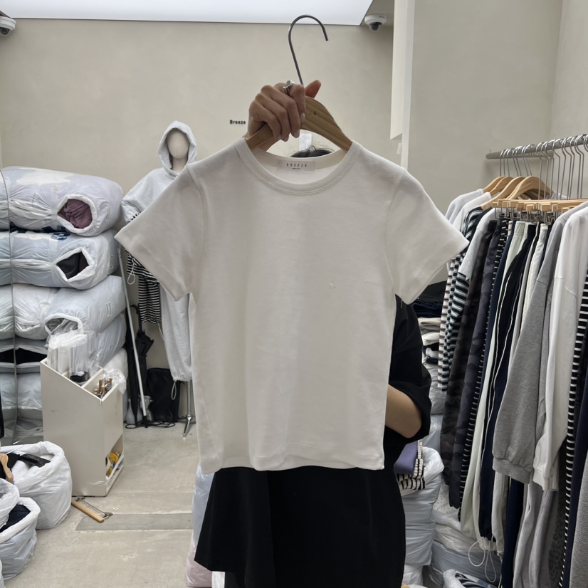 BREEZE東大門代購女裝新款職業推薦時尚人氣休閑26春季T恤BREEZET恤圖色1