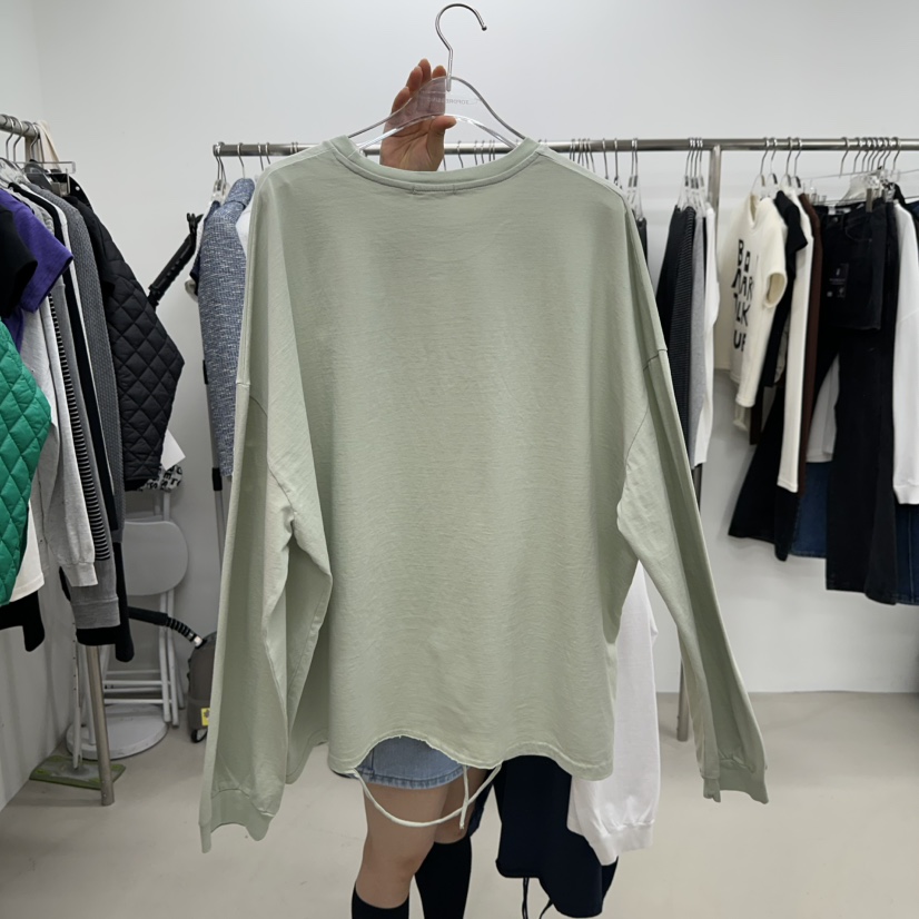 TOPDRESSING韓國直郵女士新款人氣推薦職業26春季長袖T恤TOPDRESSING長袖T恤