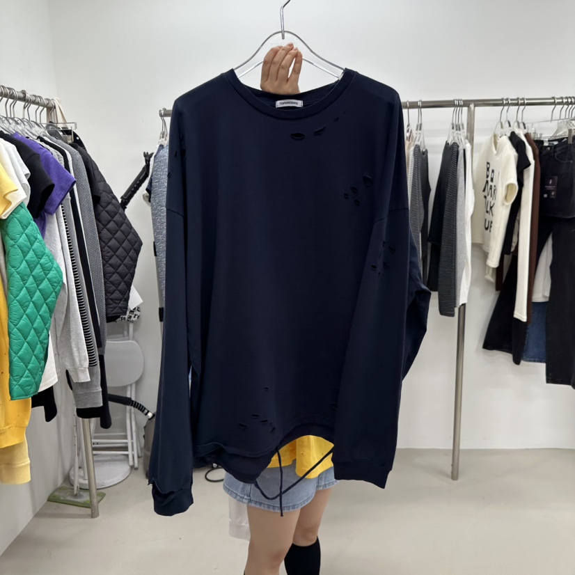 TOPDRESSING韓國直郵女士新款人氣推薦職業26春季長袖T恤TOPDRESSING長袖T恤圖色2