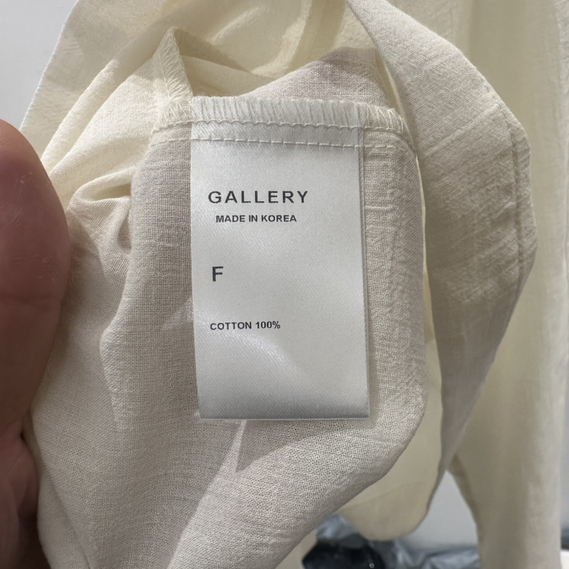 GALLERY-P東大門實拍女裝新款26春季人氣休閑襯衫蕾絲衫GALLERY-P襯衫/蕾絲衫