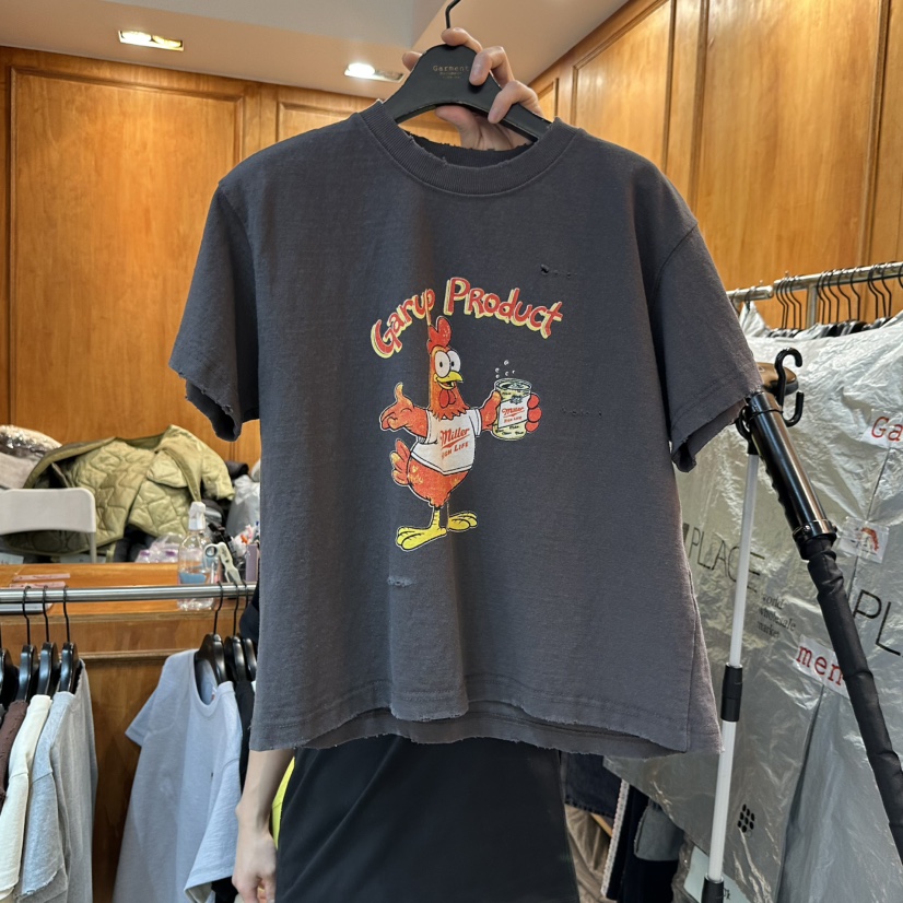 GARMENT-P韓國直郵女士新品推薦時尚人氣26春季休閑職業T恤GARMENTT恤圖色1