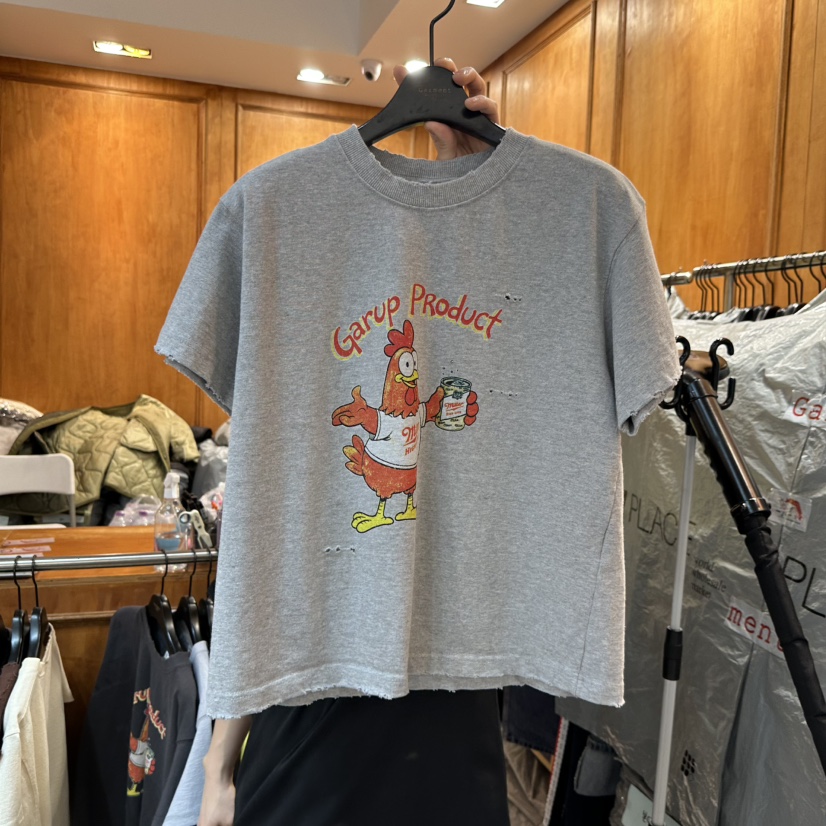 GARMENT-P韓國直郵女士新品推薦時尚人氣26春季休閑職業T恤GARMENTT恤圖色2