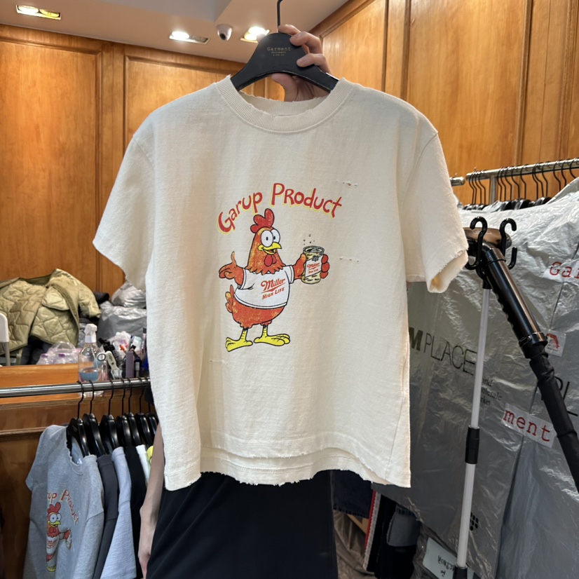 GARMENT-P韓國直郵女士新品推薦時尚人氣26春季休閑職業T恤GARMENTT恤圖色3