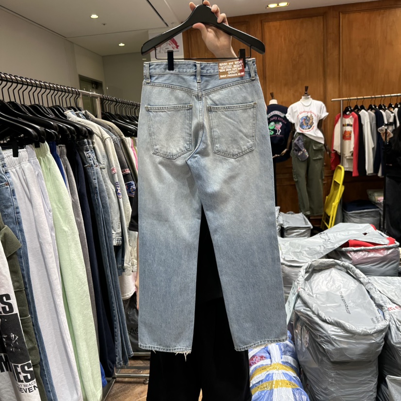 GARMENT-P東大門直郵女裝新款推薦職業時尚26春季牛仔褲GARMENT牛仔褲