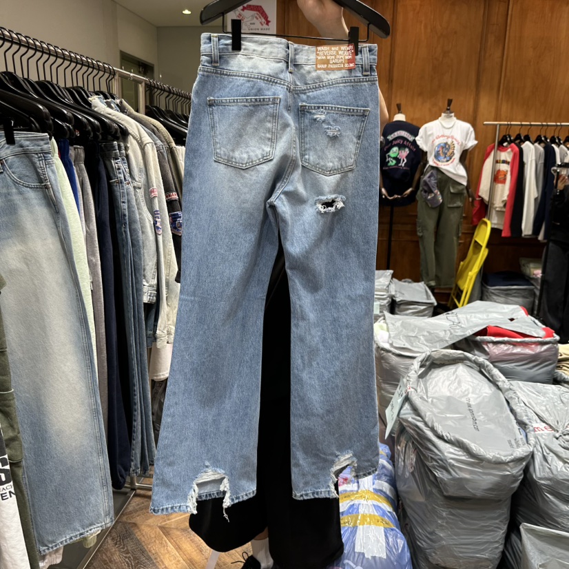 GARMENT-P韓國代購女裝新款26春季推薦職業休閑人氣牛仔褲GARMENT牛仔褲