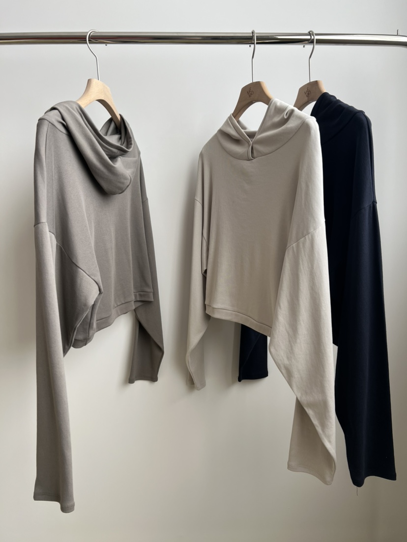 ME MO東大門直郵女士新品人氣職業26春夏熱賣長袖T恤連帽衫ME MO長袖T恤