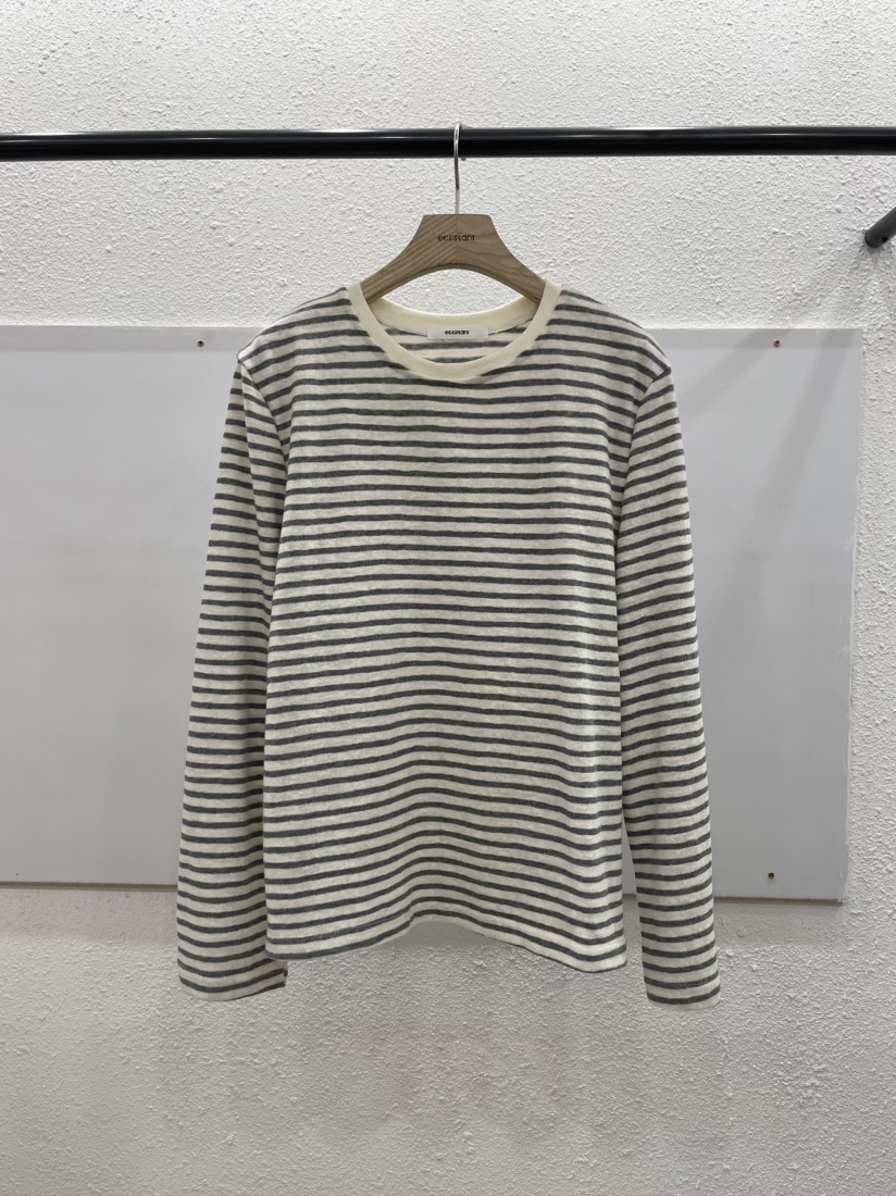 EGGPLANT韓國直郵女士新款真品時尚推薦26春夏人氣長袖T恤EGGPLANT長袖T恤圖色1