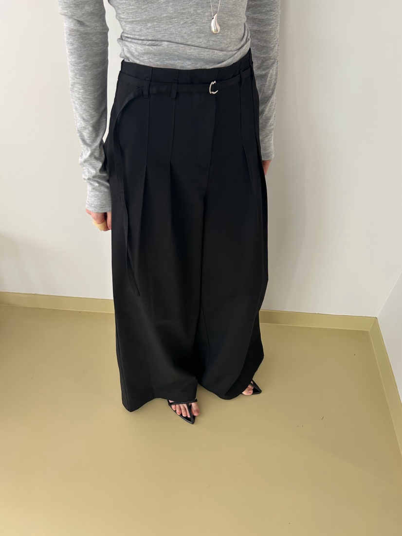 ME MO韓國代購女裝新款26春夏時尚職業推薦正裝褲西褲系帶ME MO正裝褲/西褲