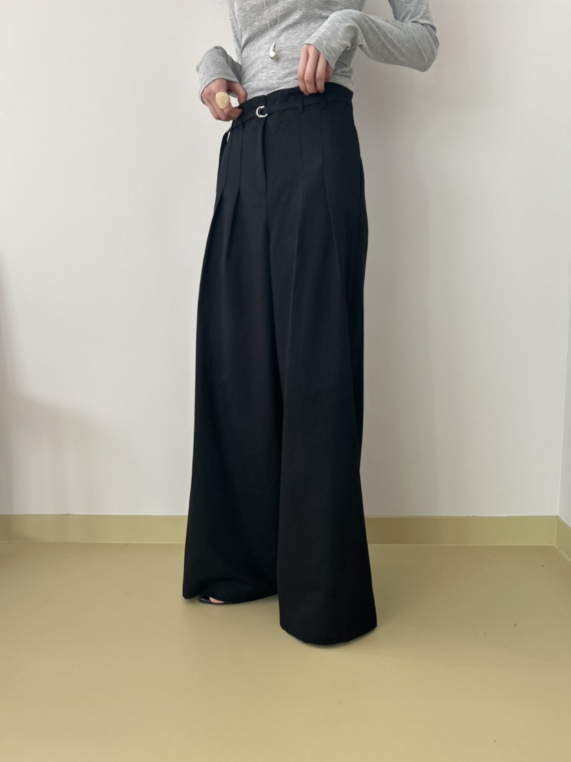 ME MO韓國代購女裝新款26春夏時尚職業推薦正裝褲西褲系帶ME MO正裝褲/西褲圖色2