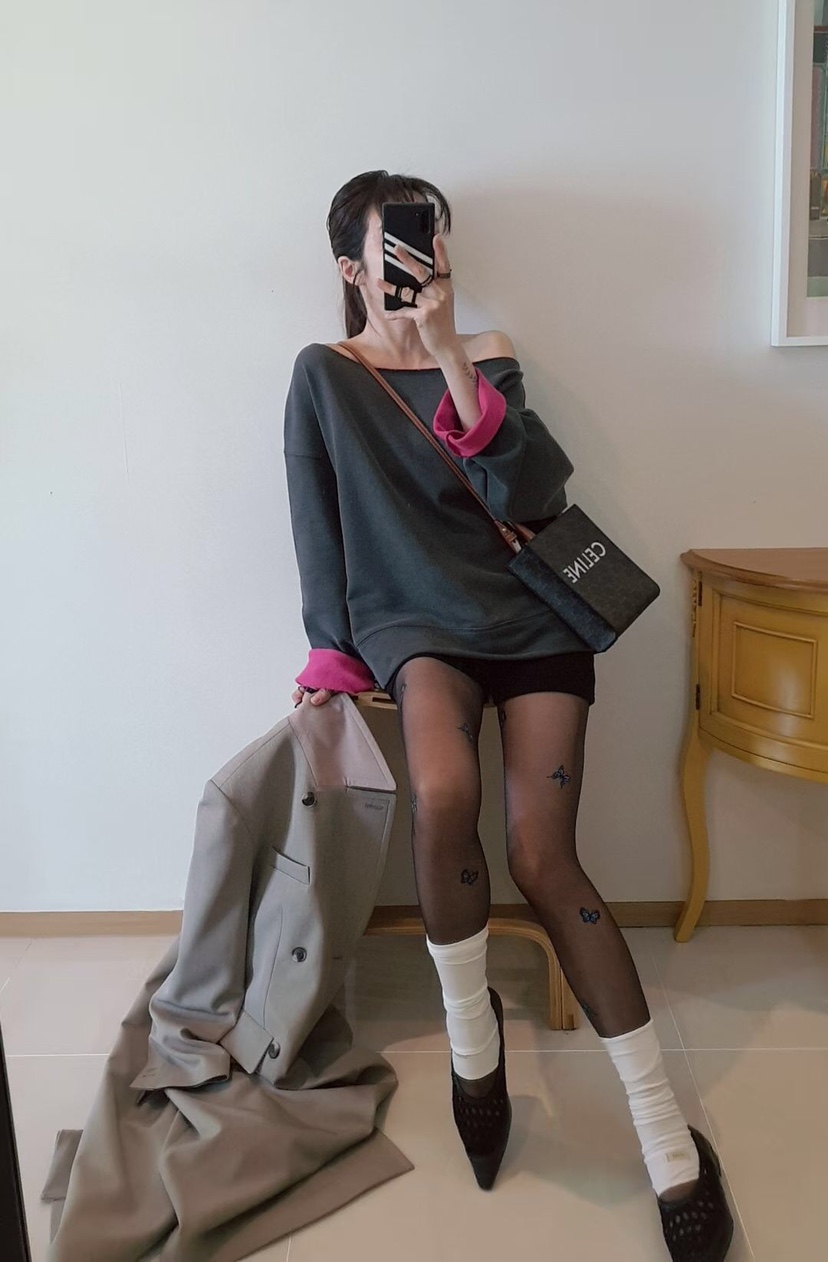 GENTLE B/LOVENTINA韓國代購女裝新品26春夏熱賣職業衛衣GENTLE B/LOVENTINA衛衣