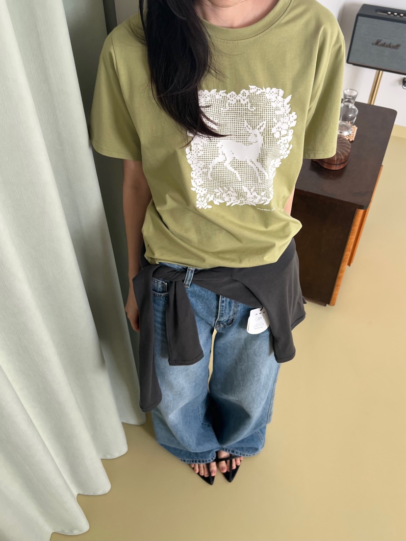 ME MO韓國直郵女裝新款時尚人氣真品推薦熱賣休閑職業T恤ME MOT恤