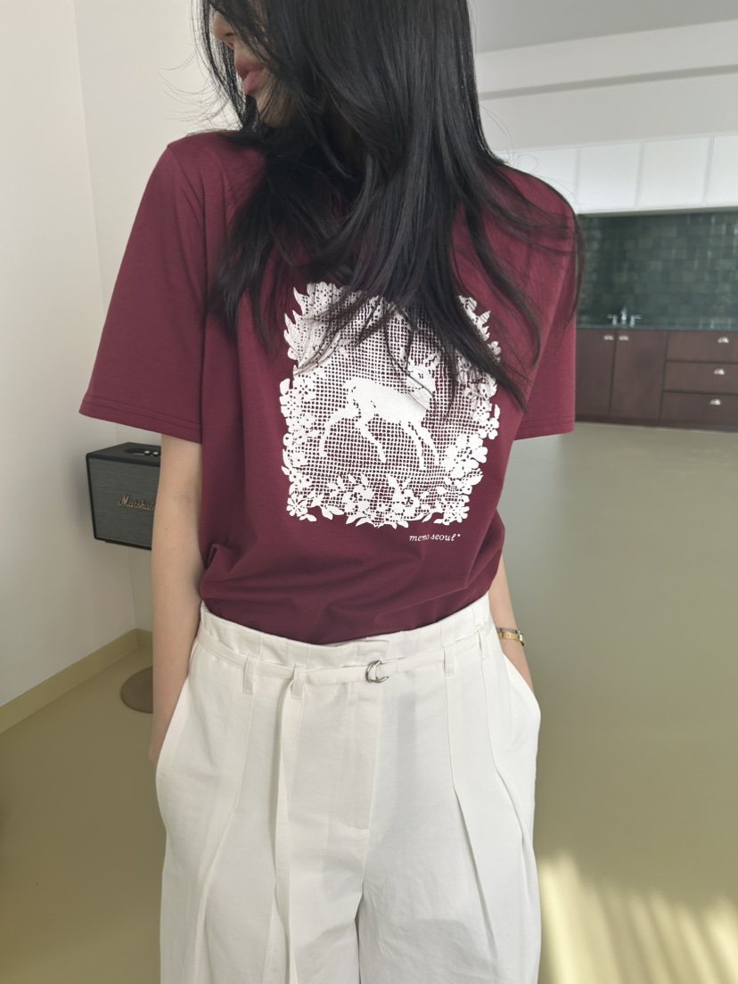 ME MO韓國直郵女裝新款時尚人氣真品推薦熱賣休閑職業T恤ME MOT恤