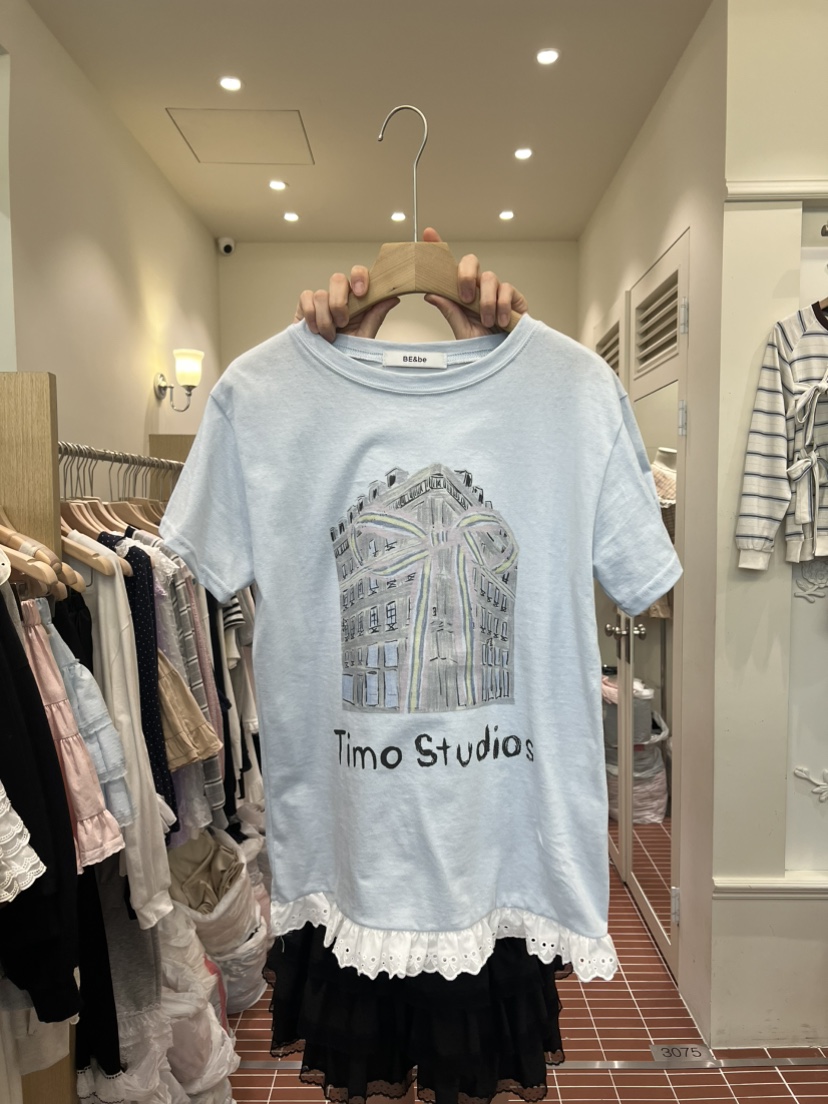 BE&amp;BE東大門直郵女裝新品休閑推薦時尚26春夏人氣T恤BE&beT恤圖色2