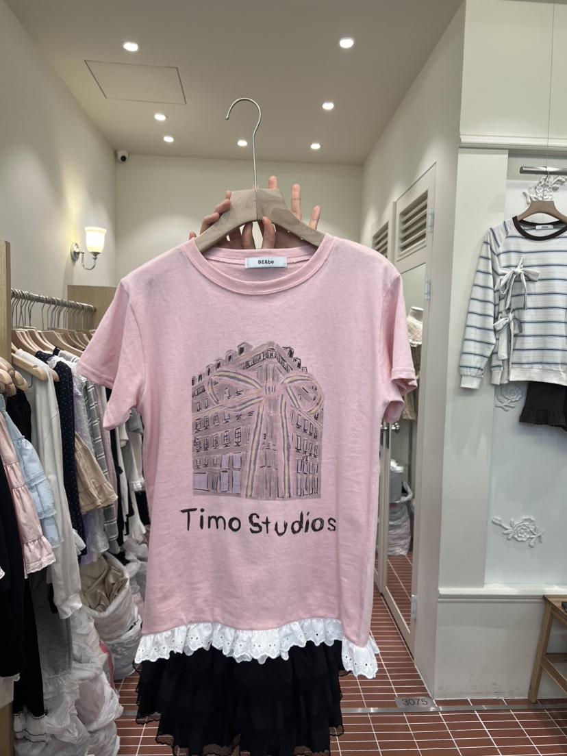 BE&amp;BE東大門直郵女裝新品休閑推薦時尚26春夏人氣T恤BE&beT恤圖色3