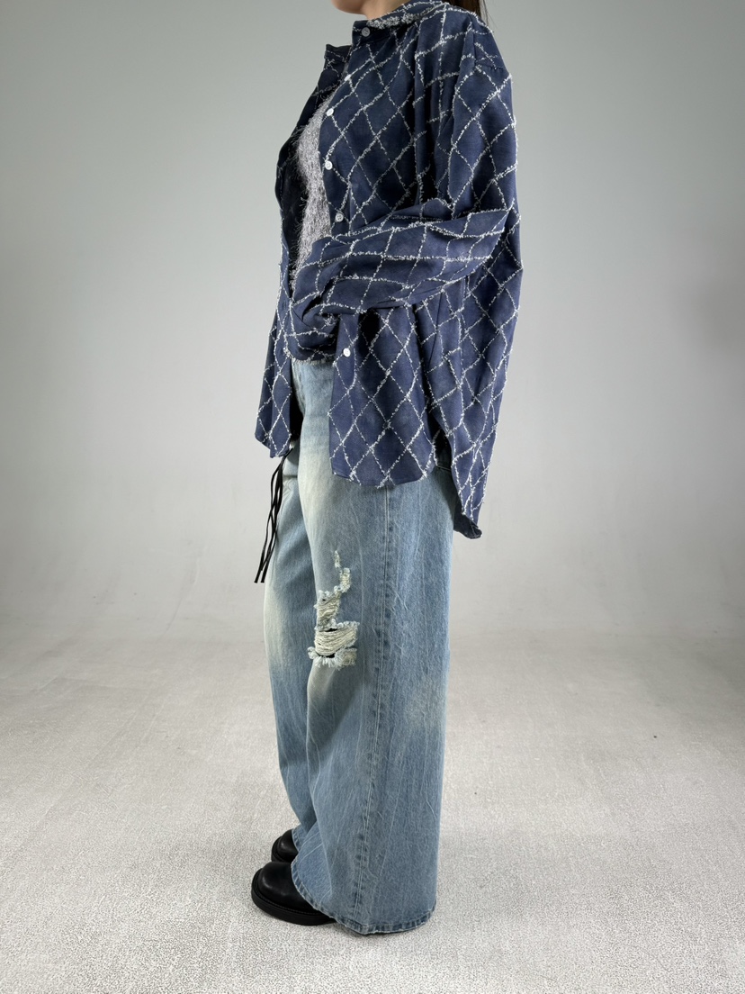 SHIRRING韓國代購女士新品時尚真品熱賣休閑人氣襯衫蕾絲衫SHIRRING襯衫/蕾絲衫