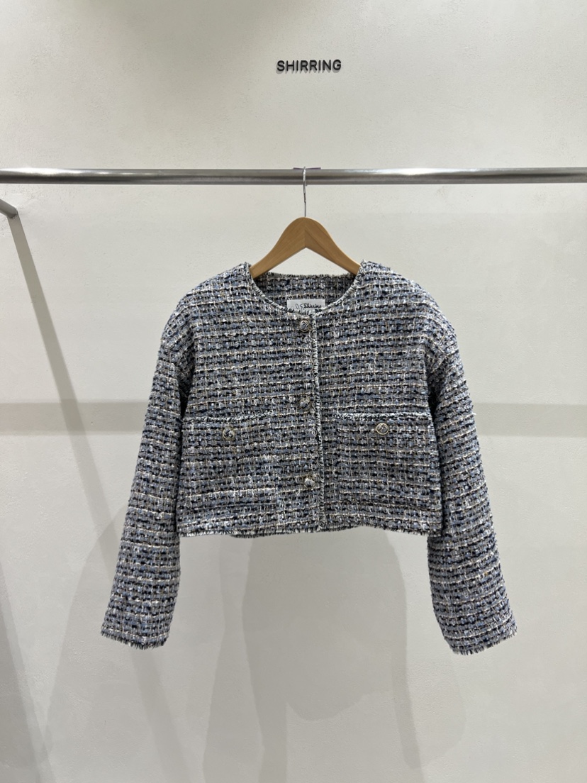 SHIRRING韓國直郵女裝新品推薦真品職業休閑26春夏時尚夾克SHIRRING夾克圖色1