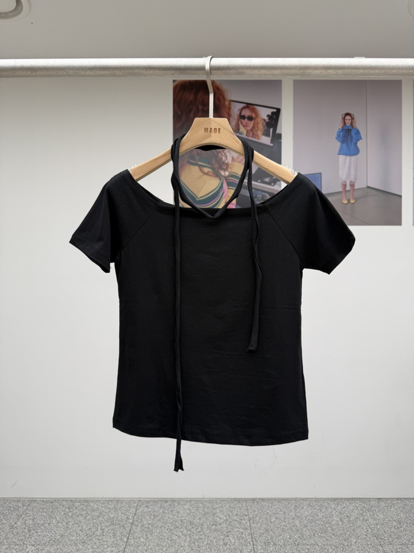 MADE-P韓國代購女士新款休閑時尚人氣真品T恤含脖帶圍巾MADE-PT恤圖色2